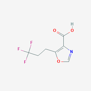 5-(3,3,3-Trifluoropropyl)-1,3-oxazole-4-carboxylic acid