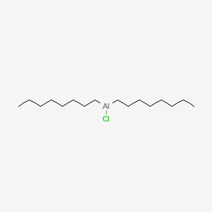 molecular formula C16H34AlCl B13761792 Chlorodioctylaluminium CAS No. 7325-26-0