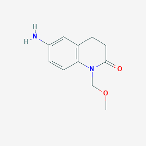 6-Amino-1-(methoxymethyl)-1,2,3,4-tetrahydroquinolin-2-one