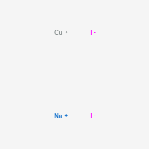 molecular formula CuI2Na B13761879 Sodium;copper(1+);diiodide 