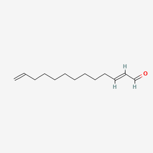 molecular formula C13H22O B13761892 2,12-Tridecadienal CAS No. 72894-15-6
