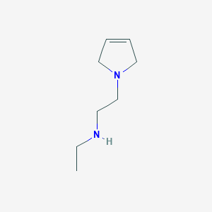 [2-(2,5-dihydro-1H-pyrrol-1-yl)ethyl](ethyl)amine