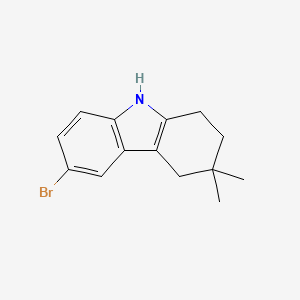 6-bromo-3,3-dimethyl-2,3,4,9-tetrahydro-1H-carbazole