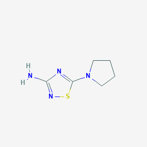 5-(Pyrrolidin-1-yl)-1,2,4-thiadiazol-3-amine