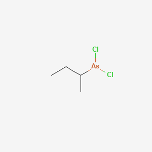 molecular formula C4H9AsCl2 B13761972 sec-Butyldichloroarsine CAS No. 684-82-2
