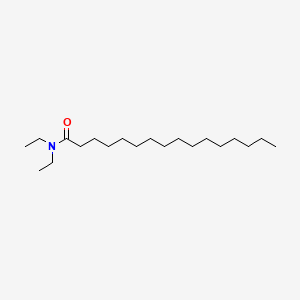 molecular formula C20H41NO B13761990 N,N-Diethylhexadecan-1-amide CAS No. 57303-21-6