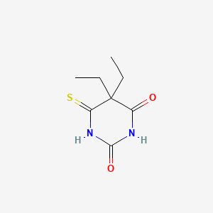 molecular formula C8H12N2O2S B13762009 5,5-Diethyldihydro-6-thioxouracil CAS No. 6300-97-6