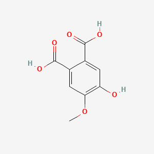 molecular formula C9H8O6 B13762056 6-Carboxyvanillic acid CAS No. 63035-28-9