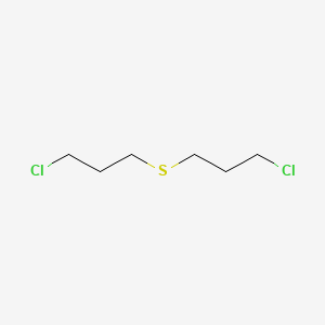 molecular formula C6H12Cl2S B13762107 Propane, 1,1'-thiobis(3-chloro- CAS No. 55882-21-8
