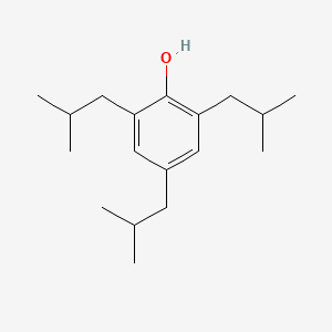 molecular formula C18H30O B13762138 2,4,6-Triisobutylphenol CAS No. 5856-99-5