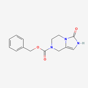 Benzyl 3-oxo-2,5,6,8-tetrahydroimidazo[1,5-a]pyrazine-7(3H)-carboxylate