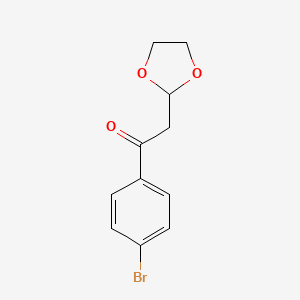1-(4-Bromophenyl)-2-(1,3-dioxolan-2-yl)ethanone