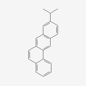 molecular formula C21H18 B13762163 BENZ(a)ANTHRACENE, 9-ISOPROPYL- CAS No. 63020-48-4