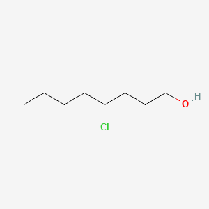 molecular formula C8H17ClO B13762189 4-Chlorooctan-1-ol CAS No. 67700-24-7