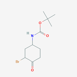 tert-Butyl (3-bromo-4-oxocyclohexyl)carbamate