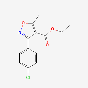 Ethyl 3-(4-chlorophenyl)-5-methylisoxazole-4-carboxylate