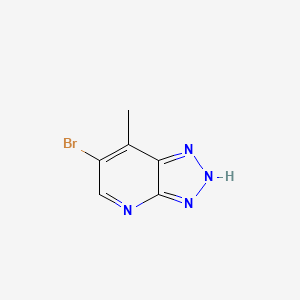 6-Bromo-7-methyl-2H-1,2,3-triazolo[4,5-B]pyridine