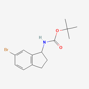 tert-Butyl (6-bromo-2,3-dihydro-1H-inden-1-yl)carbamate