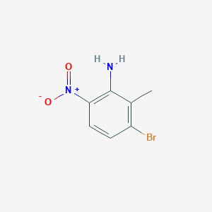 molecular formula C7H7BrN2O2 B1376245 3-Bromo-2-methyl-6-nitroaniline CAS No. 860751-71-9
