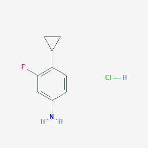 4-Cyclopropyl-3-fluoroaniline hydrochloride