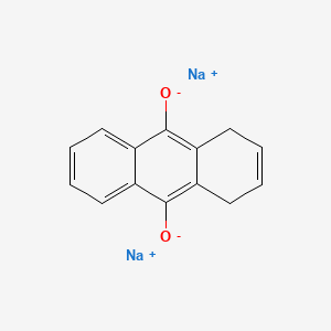 molecular formula C14H10Na2O2 B13762529 Disodium 1,4-dihydroanthracene-9,10-diolate CAS No. 73347-80-5