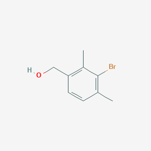 molecular formula C9H11BrO B1376254 (3-Bromo-2,4-dimethylphenyl)methanol CAS No. 1255206-86-0