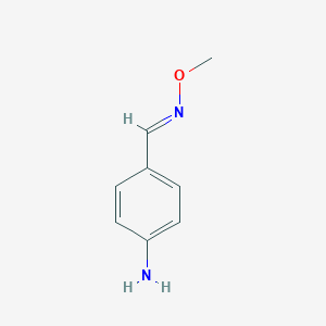 molecular formula C8H10N2O B137626 Benzaldehyde, 4-amino-, O-methyloxime, (E)-(9CI) CAS No. 140463-13-4