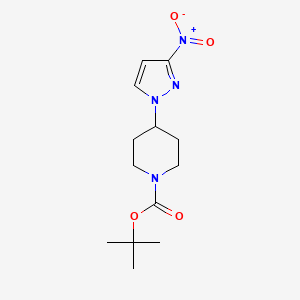 tert-Butyl 4-(3-nitro-1H-pyrazol-1-yl)piperidine-1-carboxylate