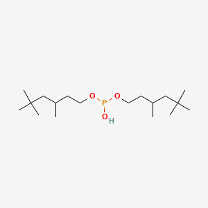 molecular formula C18H39O3P B13762668 Bis(3,5,5-trimethylhexyl) hydrogen phosphite CAS No. 5391-94-6