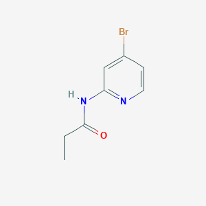 molecular formula C8H9BrN2O B1376269 N-(4-bromopyridin-2-yl)propanamide CAS No. 1285530-55-3