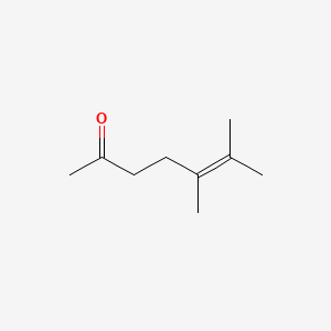 molecular formula C9H16O B13762735 5-Hepten-2-one, 5,6-dimethyl- CAS No. 687-68-3