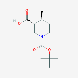 trans-1-(tert-Butoxycarbonyl)-4-methylpiperidine-3-carboxylic acid