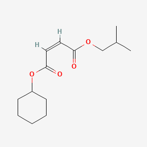 molecular formula C14H22O4 B13762966 Cyclohexyl 2-methylpropyl maleate CAS No. 68109-99-9