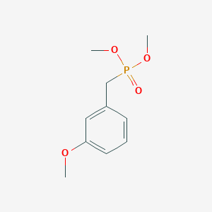 molecular formula C10H15O4P B137630 Dimethyl [(3-methoxyphenyl)methyl]phosphonate CAS No. 135203-54-2