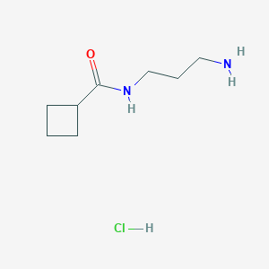 N-(3-aminopropyl)cyclobutanecarboxamide hydrochloride