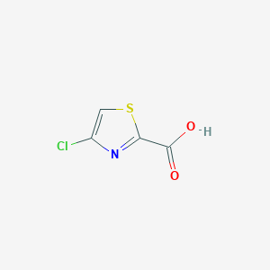 molecular formula C4H2ClNO2S B1376307 4-Chloro-1,3-thiazole-2-carboxylic acid CAS No. 1211521-70-8