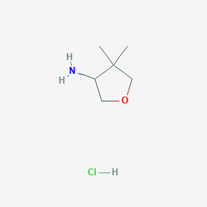 4,4-Dimethyloxolan-3-amine hydrochloride