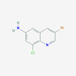 3-Bromo-8-chloroquinolin-6-amine