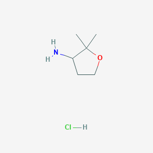 (2,2-Dimethyltetrahydrofuran-3-yl)amine hydrochloride