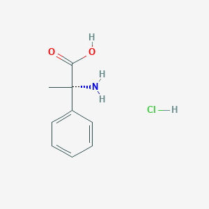 molecular formula C9H12ClNO2 B1376315 (S)-2-Amino-2-phenylpropanoic acid hcl CAS No. 84570-49-0