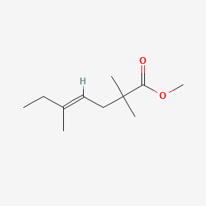 molecular formula C11H20O2 B13763183 Methyl 2,5,5-trimethylhept-4-enoate CAS No. 68891-90-7