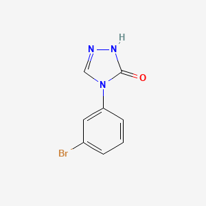4-(3-bromophenyl)-2,4-dihydro-3H-1,2,4-triazol-3-one