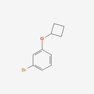 molecular formula C10H11BrO B1376322 1-Bromo-3-cyclobutoxybenzene CAS No. 1268713-64-9