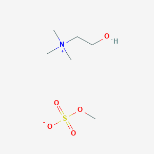 molecular formula C5H14NO.CH3O4S<br>C6H17NO5S B13763275 Choline methyl sulfate CAS No. 65151-62-4