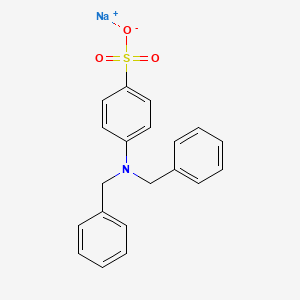 molecular formula C20H18NNaO3S B13763294 Sodium N,N-dibenzylsulphanilate CAS No. 4986-70-3