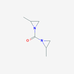 molecular formula C7H12N2O B13763298 Bis(2-methylaziridin-1-yl)methanone CAS No. 7259-82-7