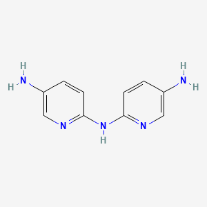 molecular formula C10H11N5 B13763312 N2-(5-Amino-2-pyridyl)pyridine-2,5-diamine CAS No. 4928-50-1