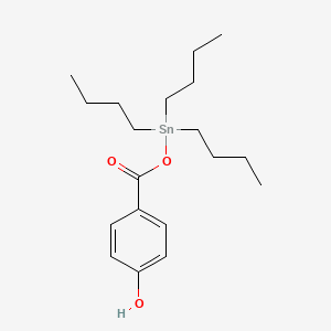 molecular formula C19H32O3Sn B13763426 Tributylstannyl p-hydroxybenzoate CAS No. 7414-81-5