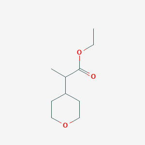 Ethyl 2-(oxan-4-yl)propanoate