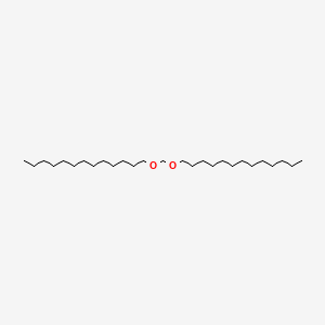molecular formula C27H56O2 B13763489 Tridecane, 1,1'-[methylenebis(oxy)]bis- CAS No. 68975-76-8